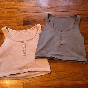 Aeropostale set of 2 tanks - cropped